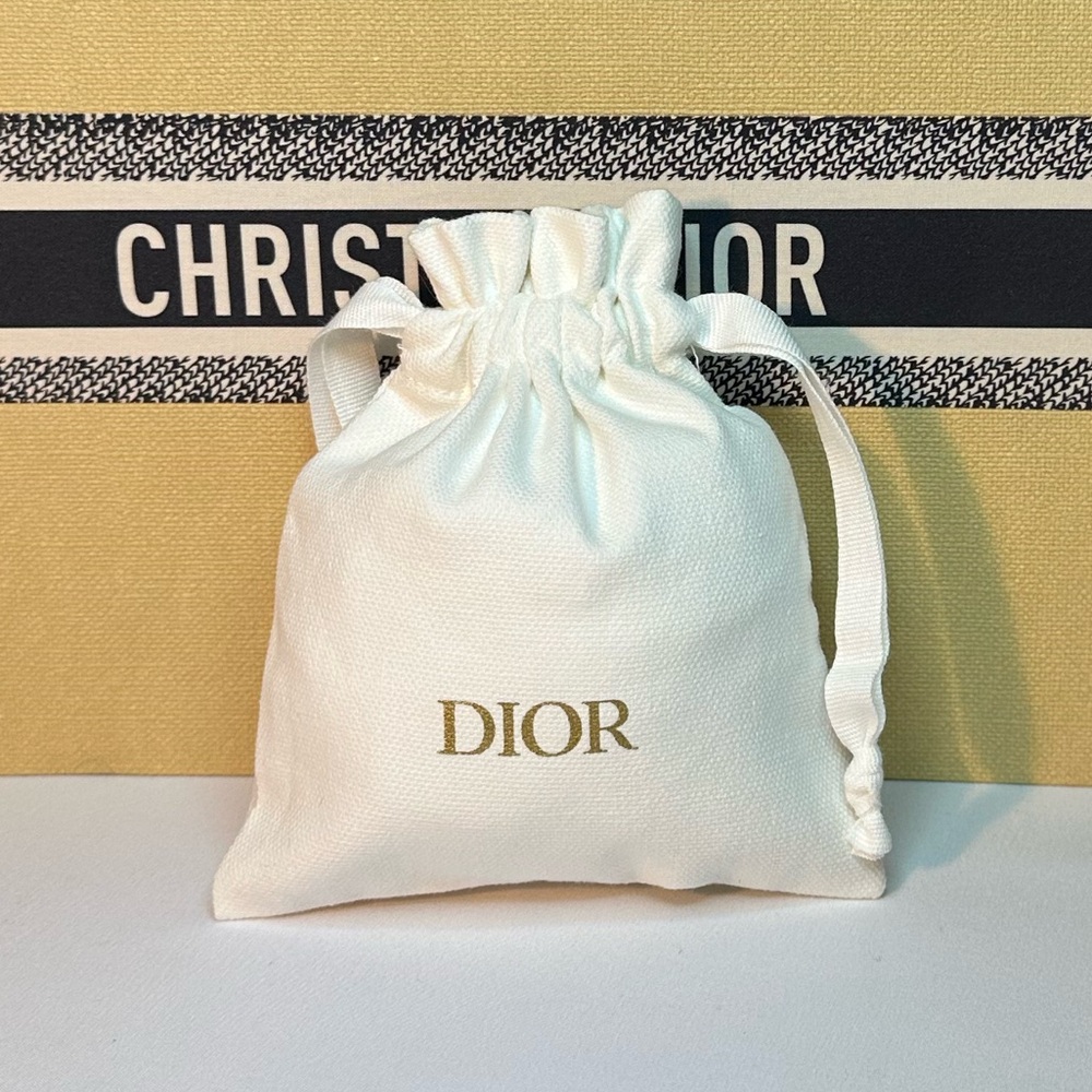 Dior white pouch